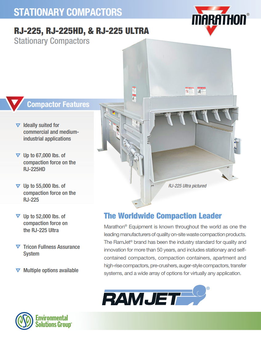 Marathon Rl225 Compactor Marathon | WESSCO